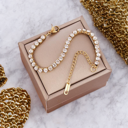 Geometric Bracelet 304 Stainless Steel 18K Gold Plated 