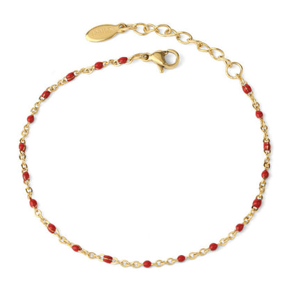 Bracelets Style Simple Géométrique Acier Au Titane Placage