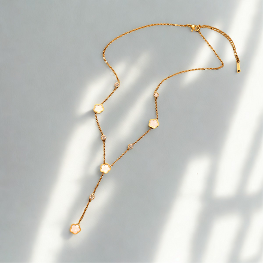 Collier Acier Inoxydable 304 Plaqué Or 18K Style IG Style Moderne