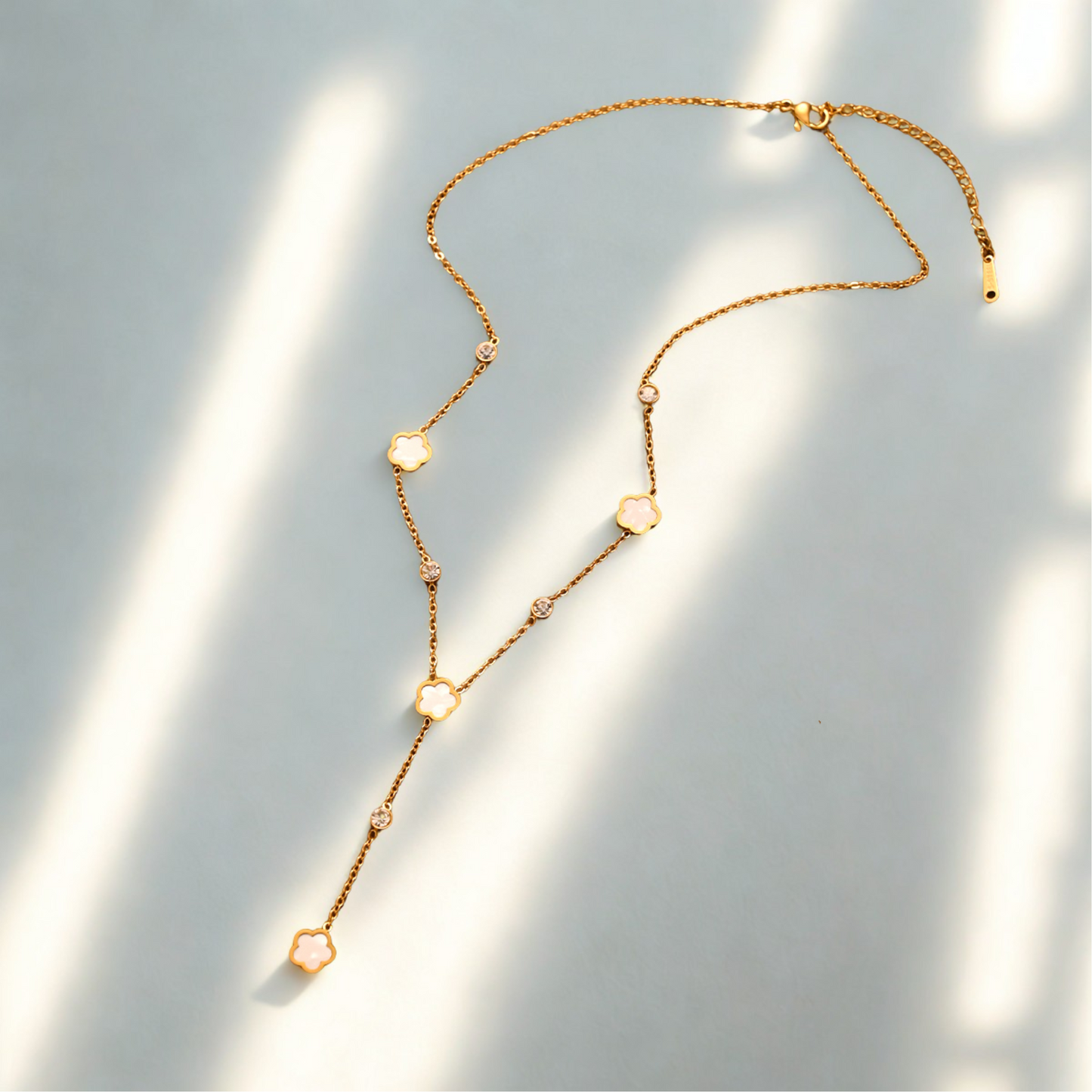 304 Stainless Steel Necklace 18K Gold Plated IG Style Modern Style 