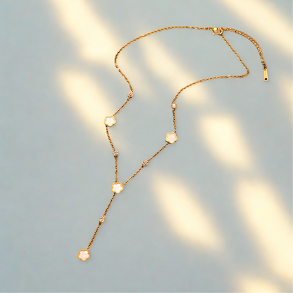 304 Stainless Steel Necklace 18K Gold Plated IG Style Modern Style 